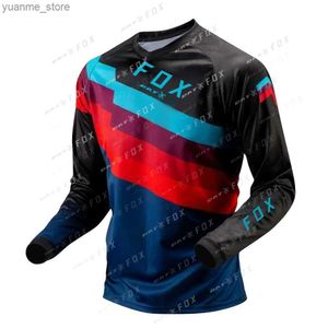 Cycling Shirts Tops Bat Downhill Jersey Racing Motocross Camiseta Enduro Jersey Ropa de bicicleta de secado rápido Maillot Ciclismo Hombre Y240410