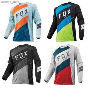 Chemises cyclables Tops Homme en descente en downhill Jerseys Motocross Offroad Dh Cross Enduro Bat T-shirt Mou vélo maillot de moto Y240410