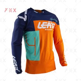 Cyclisme Shirts Tops Moto VTT Team Downhill Jersey VTT Offroad Vélo Locomotive Chemise Cross Country VTT Leatt Racing 230824