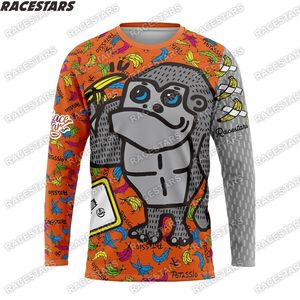 Men's Motocross Jersey, MTB Dirt Bike Cycling Shirt, Breathable Off-Road Mountain Bike Jersey for ATV Downhill DH