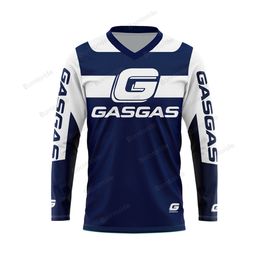 Chemises de cyclisme Hauts VTT GasGas Enduro Moto VTT Équipe Descente Jersey Offroad DH MX Vélo Locomotive Chemise Cross Country Mountain 230614