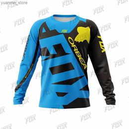 Chemises cyclables Tops Orbea Downhill Cycling Jersey / Clothing Cycling Bicycle Jersey Downhill New Shirt Roupa Ciclismo Masculino Y240410