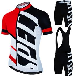 Fietsshirts Tops Pro Team Wielertrui Set Zomer Fietskleding MTB Fietskleding Uniform Maillot Ropa Ciclismo Man Fietspak 230715