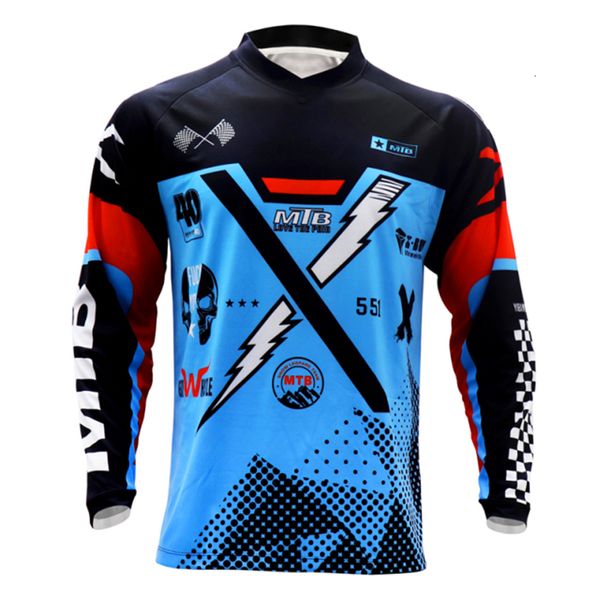 Maillots de cyclisme Tops racing Jersey Enduro Motocross Jersey Maillot Hombre Moto MX Downhill Jersey Off Road Mountain Cycling Jersey Spexcel ATV 230712