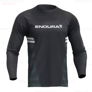 Fietsshirts Tops Raudax Endura Sports Team Fiets Mtb Jersey met lange mouwen Jeugd Motor Downhill Tshirt Mx Motocross Jerseys Sportkleding 230728
