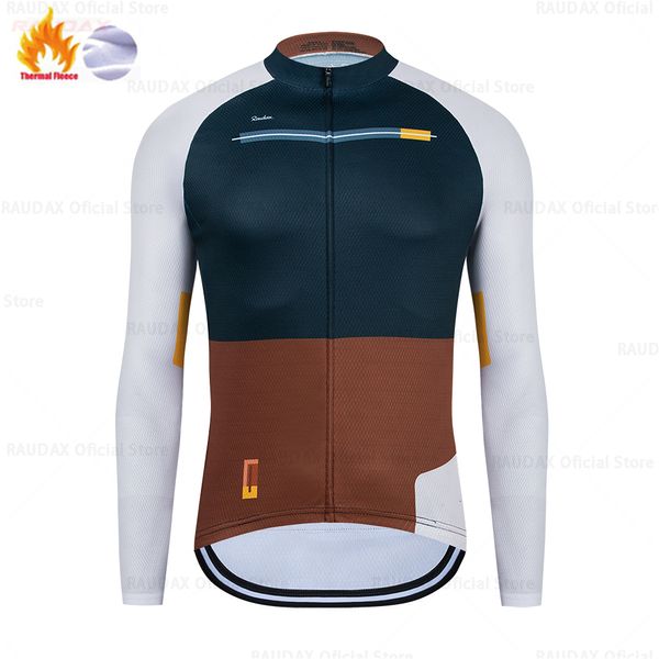 Cyclisme dessus de chemise Raudax hiver thermique polaire vêtements douze couleurs haut maillot Sport vélo vtt équitation vestes chaudes 230911
