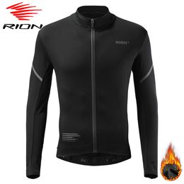 Camisetas de ciclismo Tops RION Hombre de invierno Ciclismo Maillot MTB Jersey Ropa de bicicleta Manga larga Enduro Motorcross Camiseta Ropa Bicicleta Tricuta Jumper 230209