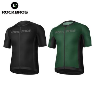 Chemises de cyclisme Tops Rockbros vente en gros Jersey Maillots d'été Vêtements de sport Printemps Séchage rapide Respirant Vélo à manches courtes rk2007 230911