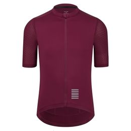 Fietsen Shirts Tops Rsantce Mannen Zomer Jersey Mtb QuickDry Fiets Kleding Korte Mouw Shirt Uniform 230620