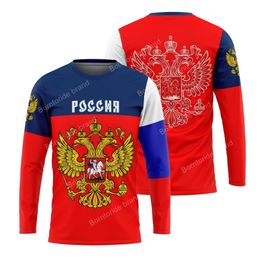 Chemises de cyclisme Tops Russie Maillots de moto Moto XC Moto GP VTT POUR Motocross Jersey MX BMX DH VTT T-shirt Vêtements 230904