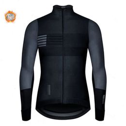 Chemises de cyclisme Tops Espagne Hiver Veste polaire thermique Jersey à manches longues Ropa Ciclismo Hombre Vêtements de vélo Vêtements de vélo Maillot 230911