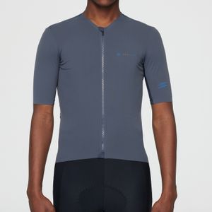 Maillots de cyclisme Hauts SPEXCEL Coldback Tech Fabric UPF 50 Pro Aero Fit Maillots de cyclisme à manches courtes Conception de col sans couture Gris clair 230518