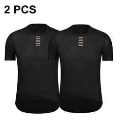 Chemises de cyclisme Tops Spexcell Rsantce Couche de base de cyclisme à manches courtes VTT Maillot de sport de vélo Sous-vêtement Maillot de vélo de course Maillot de corps 230601