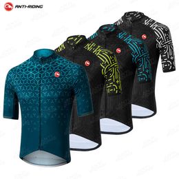 Fietsen Shirts Tops Zomer QuickDry Jersey Heren Fiets Mtb Ademend Fiets Kleding Shirt Maillot Ciclismo 230728