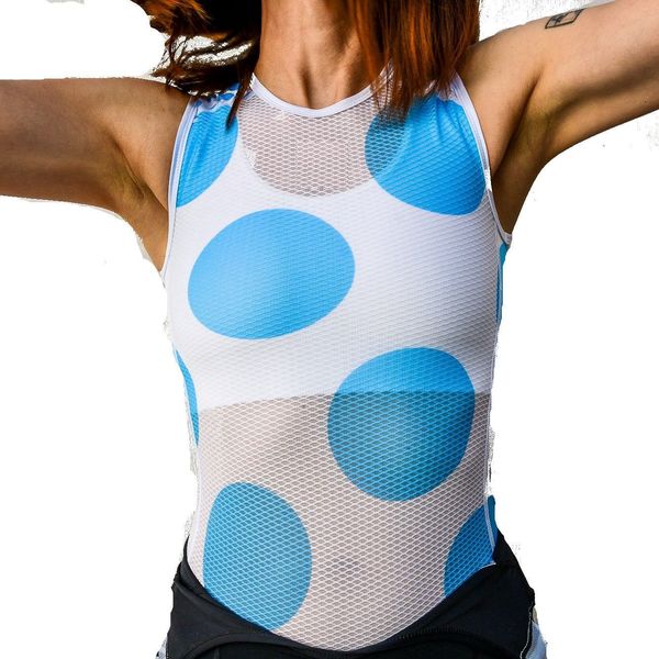 Chemises de cyclisme Tops été sans manches Coolmax léger cyclisme BaseLayer femmes sous-vêtements de sport de vélo polyvalents sommeil confortable polychrome 230616