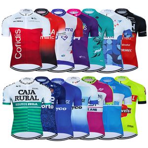 Maillots de cyclisme Tops Team Cycling Jersey France Vêtements de cyclisme Vêtements de vélo de montagne Vêtements de vélo Été Maillot court pour homme Ropa Ciclismo 230608