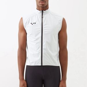 Maillots de cyclisme Tops Blanc Homme Coupe-Vent cyclisme Gilet sans manches Gilet VTT Vêtements Pro Cycling Team Tops Wear Race WAIST COAT Ropa ciclismo 230617