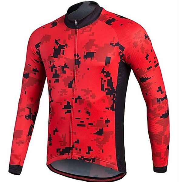 Camisas de ciclismo Tops Venta al por mayor Jersey de bicicleta Ropa de alta calidad Manga larga Hombres Ropa deportiva Impresión sublimada digital por encargo 230907