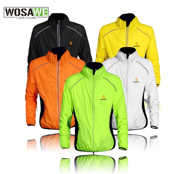 Cyclisme Chemises Tops WOLFBIKE Imperméable Vélo Vestes Imperméable Ciclismo Sports Hommes Respirant Réfléchissant Jersey Vêtements Vélo À Manches Longues Manteau 230807