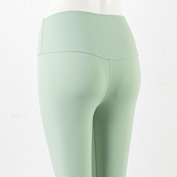 Legging de Yoga pour femmes, haut de cyclisme, vêtements de sport, pantalon en ligne en T, levage des hanches, serré, taille haute, couleur chair, exercice de Fitness, gymnastique