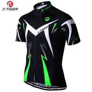 Chemises cyclables Tops X-Tiger Cycling Jersey Man Vêtements de vélo de montagne