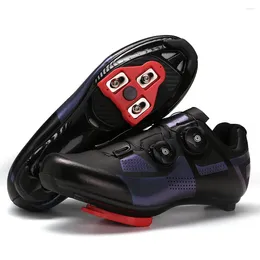 Chaussures de cyclisme 2024 VTT avec clitos hommes route taquet vélo de route vitesse plat sneaker course femmes vélo montagne spd chaussures de vélo