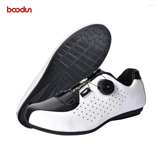 Chaussures de cyclisme Boodun vélo équitation hommes et femmes sans serrure fond en caoutchouc respirant antidérapant sport décontracté