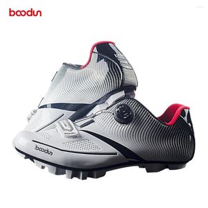 Zapatos en bicicleta Boodun Men's Road Bike Mountain Bicycle MTB Ciclo reflectante de zapatillas Triatlón Racing