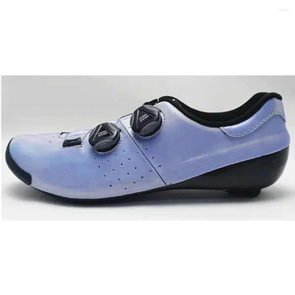 Chaussures de cyclisme City C3 3D TPU changement de couleur bleu chaussure de route carbone professionnel Lake BONT Verducci