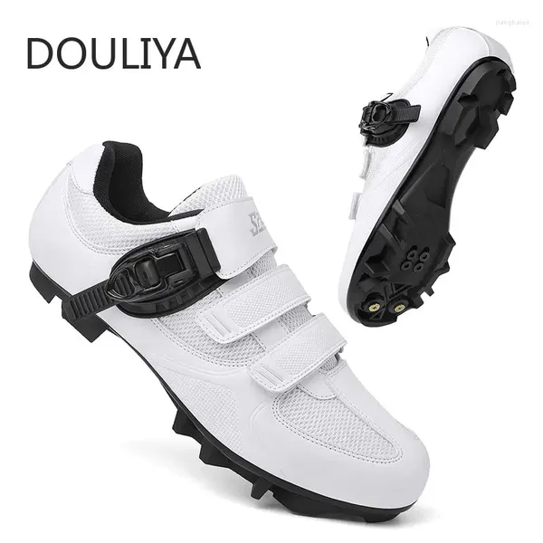 Chaussures de cyclisme Douliya Mtb Men Sports Sports Road Route Route Speed Speakers Cleat Racing Femme Bicycle Flat Mountain SPD Biking Footwear