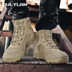 Chaussures cyclables hommes de terrain Boots Boots masculins de randonnée extérieure Combat militaire aventure imperméable Adventure Rescue outils désert tactique