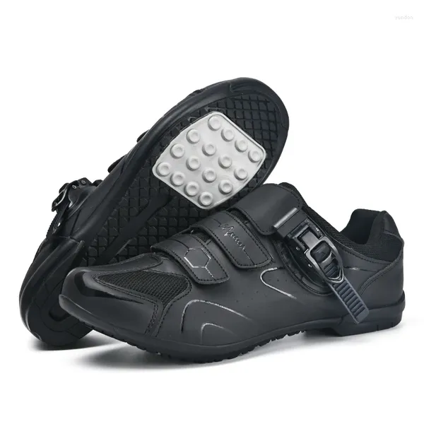 Chaussures à vélo hommes non verrouillables Vélo sans taquets Road Bicycle RB Speed Cleat Sneaker Flat Pedal Mtb