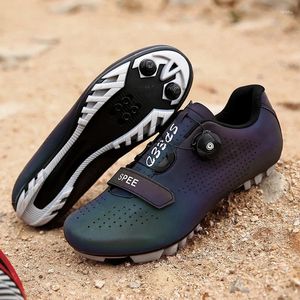 Chaussures de cyclisme hommes Sports de plein air autobloquant VTT baskets course femmes vélo grande taille