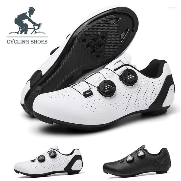 Zapatos en bicicleta de montaña para hombres zapatillas de zapatilla de velocidad plana spd soles 2024 -lenking