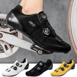 Cycling Shoes Men's Pro Sneakers Road Mtb Cleat Slip Resistente Selfing