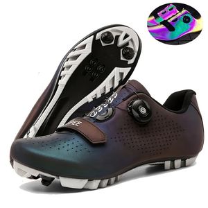 Chaussures de cyclisme hommes auto-verrouillage des vélos de route chaussures de vitesse baskets de course Racing Boots Boots Femme SPD PEDAL MOUNTAIRE BICYCLE FOODES 240416