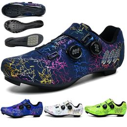 Fietsschoenen Heren Snelheid Lichtgewicht SPD Road Racing Fietsschoenen Dames Schoenplaten MTB Mountainbike Sportschoenen Unisex 231229