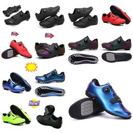 Chaussures de cyclisme hommes sport Dirt Road vélo chaussures plat vitesse cyclisme baskets appartements montagne vélo chaussures campinng badmitionn course corps mécanique rugbyy GAI