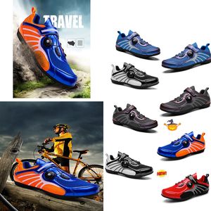 Chaussures de cyclisme Hommes Sports Dirt Road Bike Chaussures Plat Vitesse Cyclisme Baskets Appartements Montagne Vélo Chaussures SPD Crampons Showrfg GAI