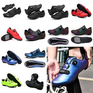 Chaussures de cyclisme Hommes Sports Dirt Road Bike Shoes Plat Vitesse Cyclisme Baskets Appartements Chaussures de vélo de montagne SPD Crampons Chaussures runninng basketball body mechan GAI