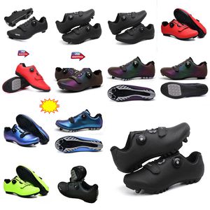 Chaussures de cyclisme hommes sport saleté route vélo chaussures plat vitesse cyclisme baskets appartements montagne vélo chaussures SPD crampons Shoxe GAI