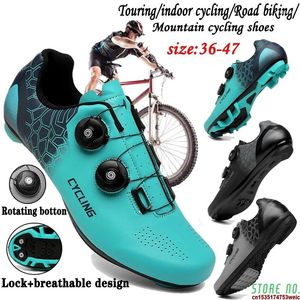 Cycling Shoes Mens Sneaker Mtb Male Road Speed Speed Women Athletic pédal Clip Professional Unisexe Auto-verrouillage