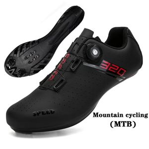 Zapatos de ciclismo para hombre, velocidad, ligeros, SPD, zapatos de carreras de carretera, tacos MTB, zapatos deportivos para bicicleta de montaña, zapatos de carreras unisex 240313