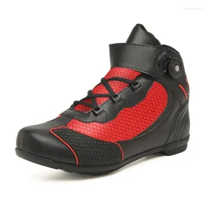 Chaussures de cyclisme bottes de moto hommes femmes Motocross équitation maille respirant moto résistant