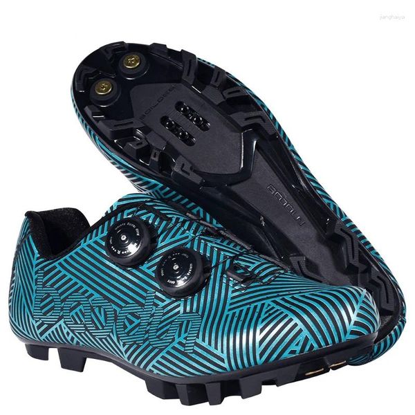 Zapatos de ciclismo MTB para hombre, zapatillas de deporte para bicicleta de carretera, zapatillas planas de velocidad, calzado para ciclismo Spd de carreras de montaña