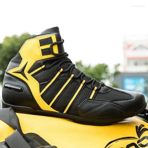 Zapatos de ciclismo profesionales para hombre y mujer, botas de Moto para carreras de Motocross, botas protectoras para motociclista