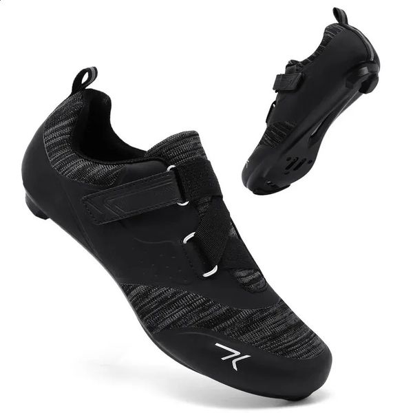 Zapatos de carretera en ciclismo zapatos para bicicletas de carretera de zapatillas de zapatillas de carreras planas de manejo de la ruta de montar a sí mismo la ruta liviana zapatos deportivos 240129