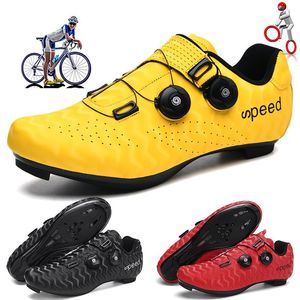 Chaussures de cyclisme route plat vélo extérieur VTT hors route piste course sport personnalisé chaussures en gros
