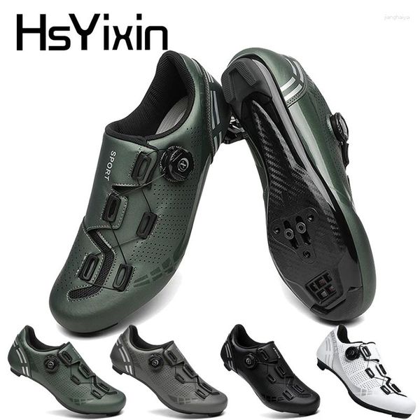 Cycling Shoes Auto-bloqueo SPD SPD Mountain Bike Road para mujeres para botas planas pedales