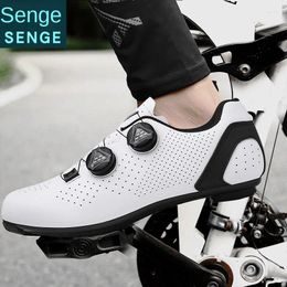 Chaussures à vélo Senge Senge Bicycle de verrouillage de la route de vélo de montagne sans serrure professionnel en hiver